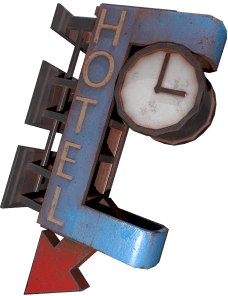 Mafioso hotel sign