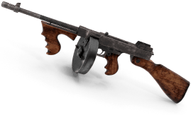 Mafioso tommy gun